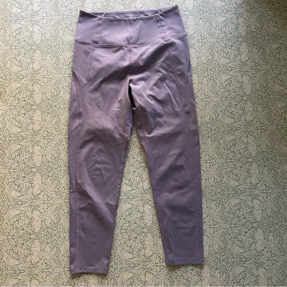 Girlfriend Collective Macaron Light Soft Lavender Purple High-Waisted Leggings